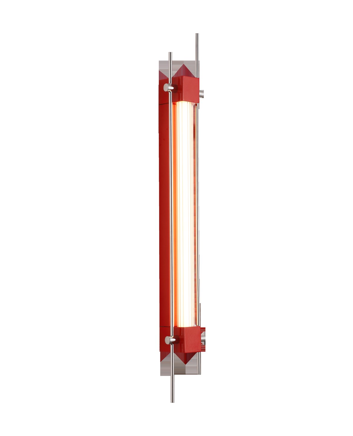 6311/RED+CH 800mm duvar apliği: Kırmızı, Cam malzeme kullanımı, U80 × G7.5 cm ölçü — ürün ana fotoğrafı